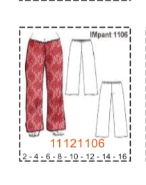 MOLDE PANTALONES NIÑA - 1 - Imagen 26