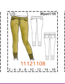 MOLDE PANTALONES NIÑA - 1 - Imagen 28