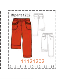 MOLDE PANTALONES NIÑA - 1 - Imagen 30
