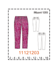 MOLDE PANTALONES NIÑA - 1 - Imagen 31