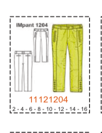 MOLDE PANTALONES NIÑA - 1 - Imagen 32