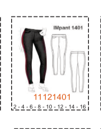 MOLDE PANTALONES NIÑA - 1 - Imagen 34