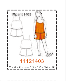 MOLDE PANTALONES NIÑA - 1 - Imagen 35