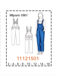 MOLDE PANTALONES NIÑA - 1 - Imagen 37