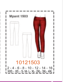 MOLDE PANTALONES NIÑA - 1 - Imagen 40