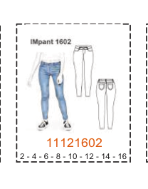 MOLDE PANTALONES NIÑA - 1 - Imagen 43