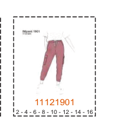 MOLDE PANTALONES NIÑA - 1 - Imagen 45