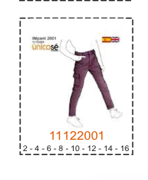MOLDE PANTALONES NIÑA - 1 - Imagen 46