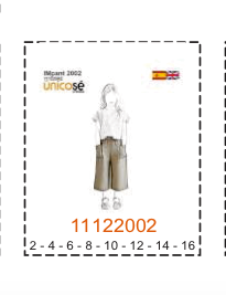 MOLDE PANTALONES NIÑA - 1 - Imagen 47