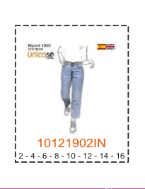 MOLDE PANTALONES NIÑA - 1 - Imagen 49