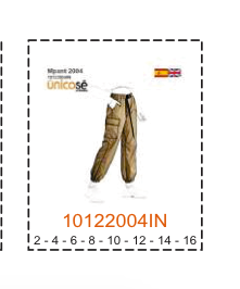 MOLDE PANTALONES NIÑA - 1 - Imagen 50