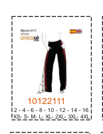 MOLDE PANTALONES NIÑA - 2 - Imagen 2