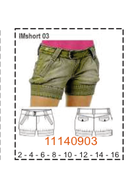 MOLDE SHORTS NIÑA - Imagen 3