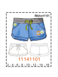MOLDE SHORTS NIÑA - Imagen 4