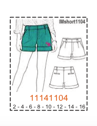 MOLDE SHORTS NIÑA - Imagen 7