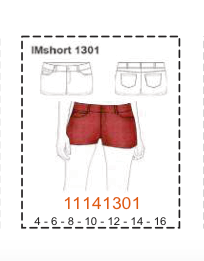 MOLDE SHORTS NIÑA - Imagen 9