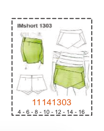 MOLDE SHORTS NIÑA - Imagen 10