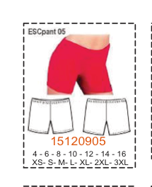 MOLDE SHORTS NIÑA - Imagen 11