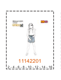 MOLDE SHORTS NIÑA - Imagen 19