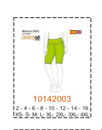 MOLDE SHORTS NIÑA - Imagen 21
