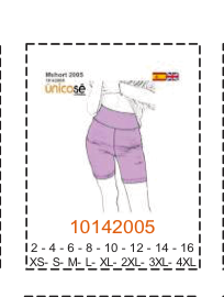 MOLDE SHORTS NIÑA - Imagen 22