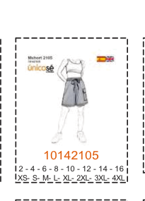 MOLDE SHORTS NIÑA - Imagen 23