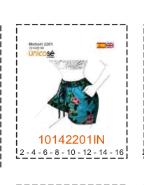 MOLDE SHORTS NIÑA - Imagen 24