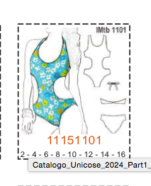 MOLDE TRAJES DE BAÑO NIÑA - Imagen 5