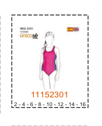 MOLDE TRAJES DE BAÑO NIÑA - Imagen 15