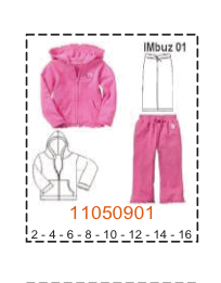 MOLDE BUZOS NIÑA