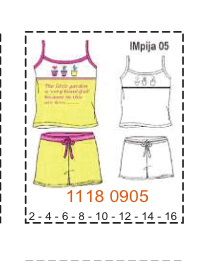 MOLDE PIJAMAS NIÑA - Imagen 5