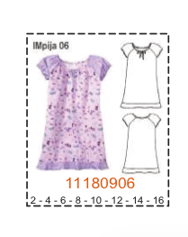 MOLDE PIJAMAS NIÑA - Imagen 6