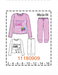 MOLDE PIJAMAS NIÑA - Imagen 9
