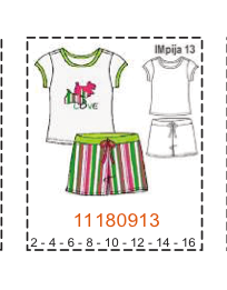 MOLDE PIJAMAS NIÑA - Imagen 12