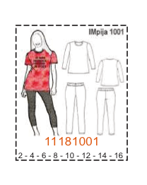 MOLDE PIJAMAS NIÑA - Imagen 15