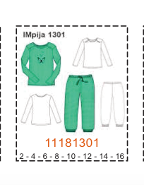 MOLDE PIJAMAS NIÑA - Imagen 17