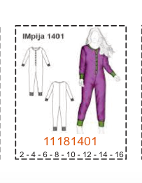 MOLDE PIJAMAS NIÑA - Imagen 18
