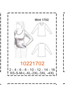MOLDE ROPA INTERIOR NIÑA - Imagen 3