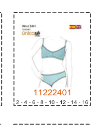 MOLDE ROPA INTERIOR NIÑA - Imagen 5