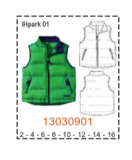 MOLDE PARKAS NIÑO