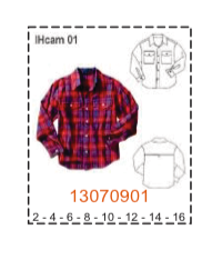 MOLDE CAMISAS NIÑO