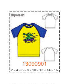 MOLDE POLERAS NIÑO - 1