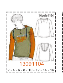 MOLDE POLERAS NIÑO - 1 - Imagen 23