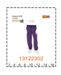 MOLDE PANTALONES NIÑO 2