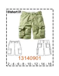 MOLDE SHORTS NIÑO