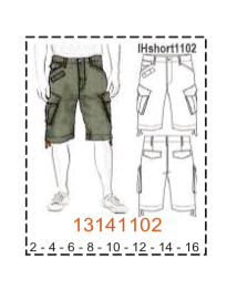 MOLDE SHORTS NIÑO - Imagen 5