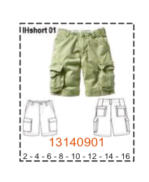 MOLDE SHORTS NIÑO - Imagen 6
