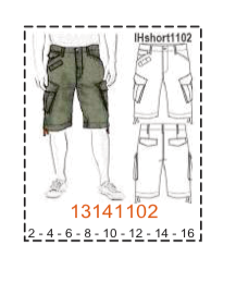 MOLDE SHORTS NIÑO - Imagen 10