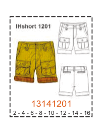 MOLDE SHORTS NIÑO - Imagen 11