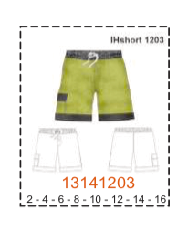 MOLDE SHORTS NIÑO - Imagen 13